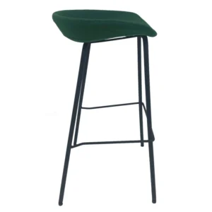 mobiliario-contract-taburete kiel metal tapizado tejido verde 2 1